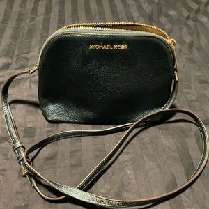 Michael Kors green crossbody bag